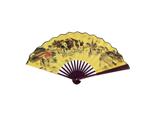 Веер «Городской Пейзаж» (33×60.5×3 см) купить в интернет магазине подарков ПраздникШоп