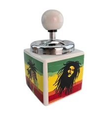 Пепельница с крышкой керамическая «Marley» (15×8.5×8.5 см) купить в интернет магазине подарков ПраздникШоп