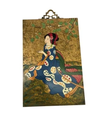 Картина «Гейша в саду под ветвями дерева» (30×20×0.9 см) купить в интернет магазине подарков ПраздникШоп