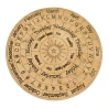 Таблица для работы с маятником «Солнечный центр», круглая, на английском языке, светлая (18×0.4 см)