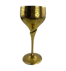 Бокал бронзовый позолоченный (17×7.6 см) купить в интернет магазине подарков ПраздникШоп