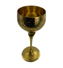 Бокал бронзовый позолоченный (17×7.6 см) купить в интернет магазине подарков ПраздникШоп