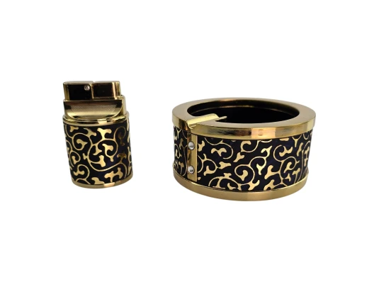 Подарочный набор (Пепепельница с зажигалкой) (16.5×11.5×5 см) купить в интернет магазине подарков ПраздникШоп