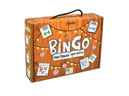 Настольная игра Лото BinGo на украинском языке (30757) купить в интернет магазине подарков ПраздникШоп