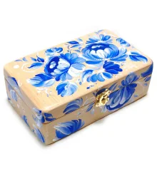 Шкатулка дерево «Цветы» купить в интернет магазине подарков ПраздникШоп