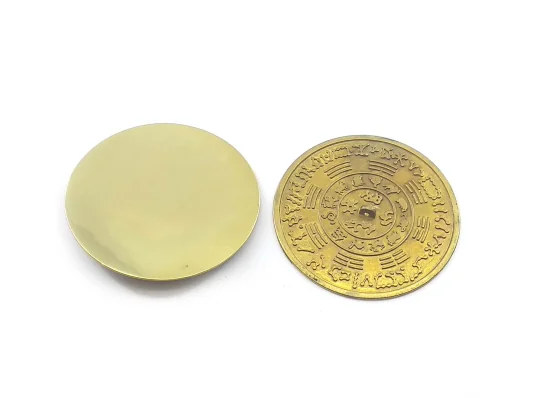 Магическое бронзовое зеркало (d-8.5 см) купить в интернет магазине подарков ПраздникШоп