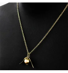 Кулон ГП Золотой Снитч на цепочке купить в интернет магазине подарков ПраздникШоп