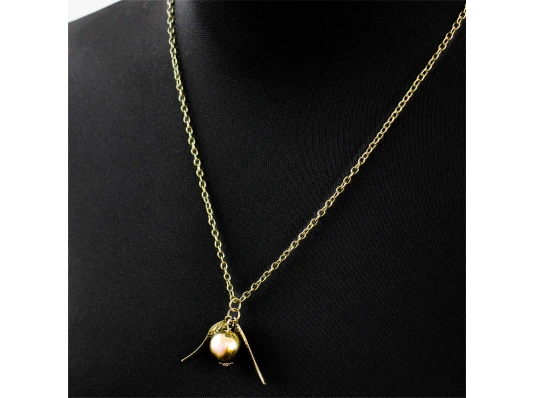 Кулон ГП Золотой Снитч на цепочке купить в интернет магазине подарков ПраздникШоп