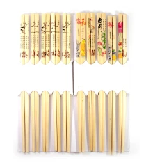 Палочки для еды бамбук (10 пар) (24×10×1.5 см) купить в интернет магазине подарков ПраздникШоп