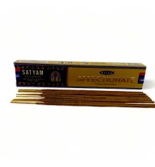 Affectionate premium incence sticks (Ласковый) (Satya) пыльцовое благовоние 15 гр купить в интернет магазине подарков ПраздникШоп
