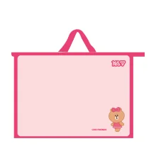Папка портфель Yes Line Friends А3 с тканевыми ручками купить в интернет магазине подарков ПраздникШоп