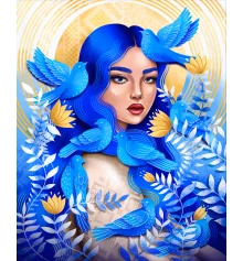 Алмазная мозаика SANTI Свободная Украинка купить в интернет магазине подарков ПраздникШоп