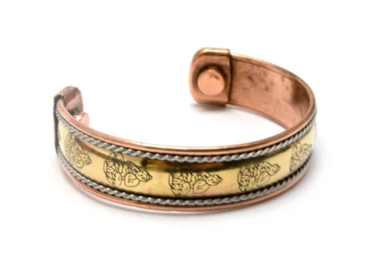 Браслет медный с магнитами «Будда» (№2) купить в интернет магазине подарков ПраздникШоп