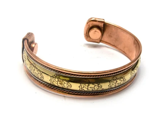 Браслет медный с магнитами «Ганеш» (№2) купить в интернет магазине подарков ПраздникШоп