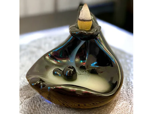 Подставка под благовония Back Flow «Лотос» (8×9.2×8.8 см) купить в интернет магазине подарков ПраздникШоп