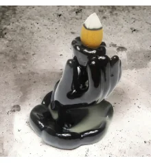 Подставка под благовония Back Flow «Цветок в ладони» (8.9×6.7×5 см) купить в интернет магазине подарков ПраздникШоп