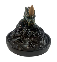 Подставка под благовония Back Flow глазурь «Дракон» (12.5×11.5×8.7 см) купить в интернет магазине подарков ПраздникШоп