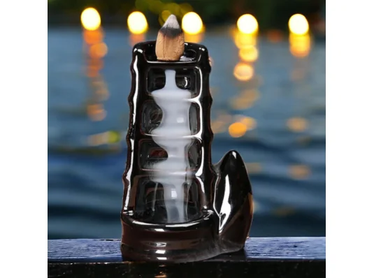 Подставка под благовония Back Flow «Бамбук» (10.8×7х 5.7 см) купить в интернет магазине подарков ПраздникШоп