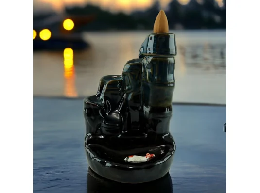 Подставка под благовония Back Flow «Бамбук» (13.7×10×9.2 см) купить в интернет магазине подарков ПраздникШоп